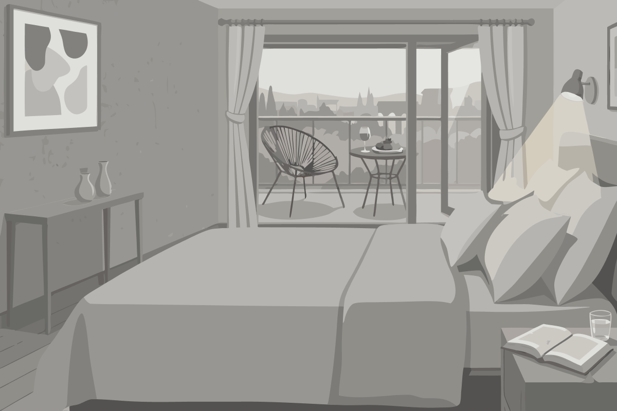 Junior Suite mit Gartenblick